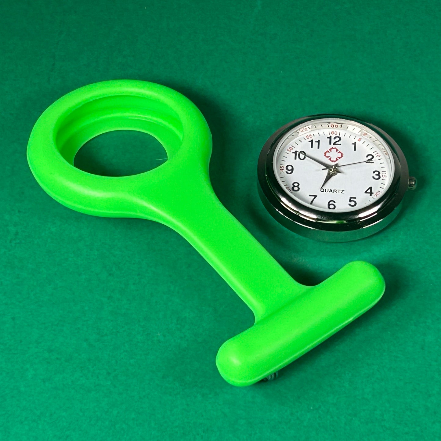 Green Silicone Gel Fob Watch | Nurse HCA Doctor Student