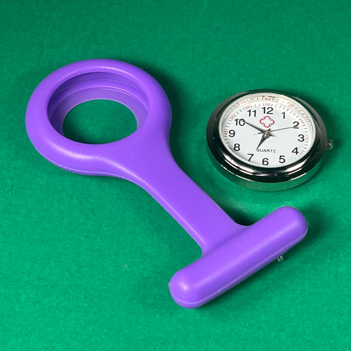 Purple Silicone Gel Fob Watch | Nurse HCA Doctor Student