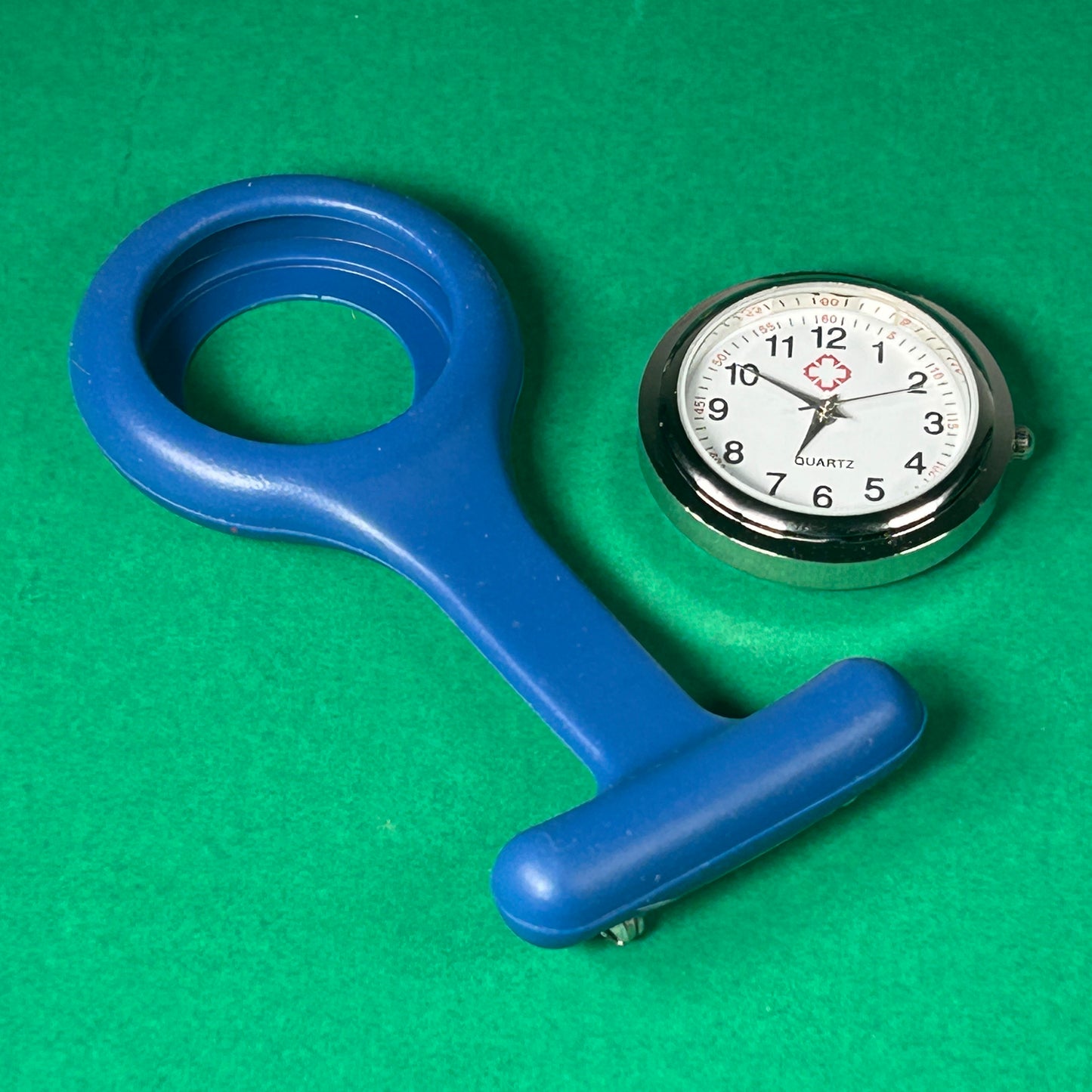 Dark Blue Silicone Gel Fob Watch | Nurse HCA Doctor Student