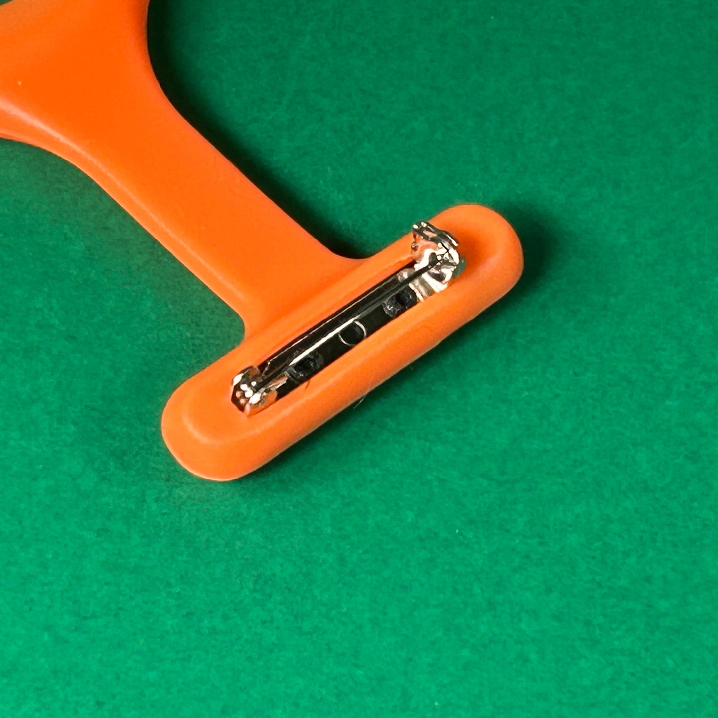 Orange Silicone Gel Fob Watch | Nurse HCA Doctor Student