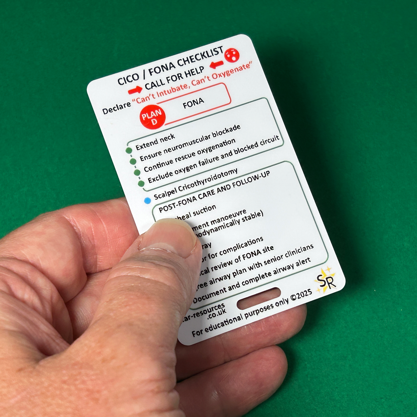 Tracheal Intubation Flashcard Set – for Paramedics, ICU, ED & Pre-Hospital Teams | Intubation Checklist + Tracheal Intubation Prompt