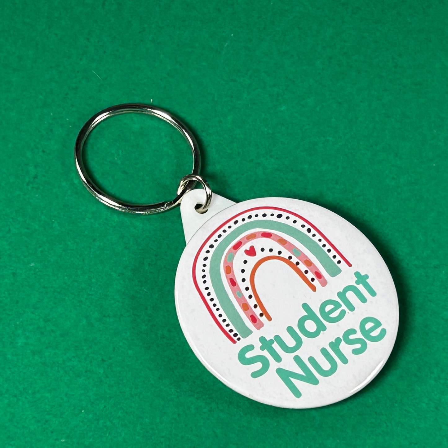 Rainbow Student Nurse Key Ring NHS Uniform Gift KeyRing