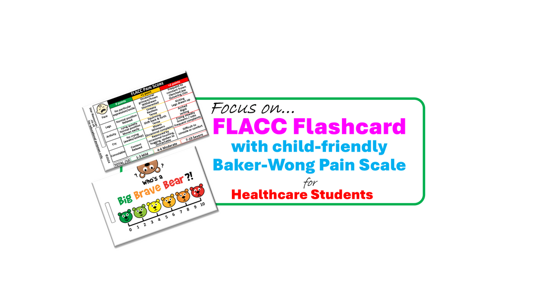 Focus On... FLACC and Paediatric Baker-Wong Flashcard