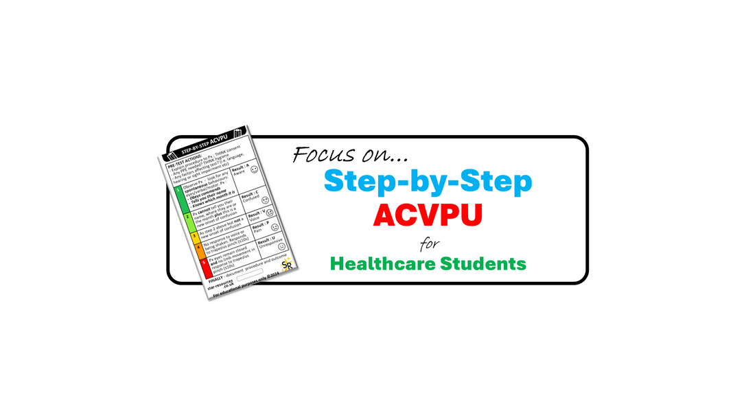 Focus On…Step-By-Step ACVPU Flashcard