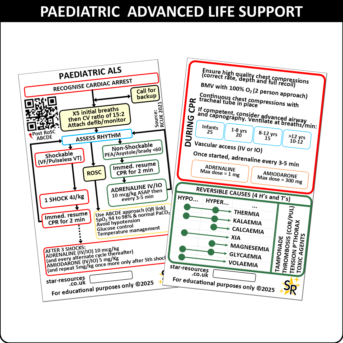 Paediatric Advanced Life Support ALS ID Badge Card Nurse Student Paramedic FREC Ambulance