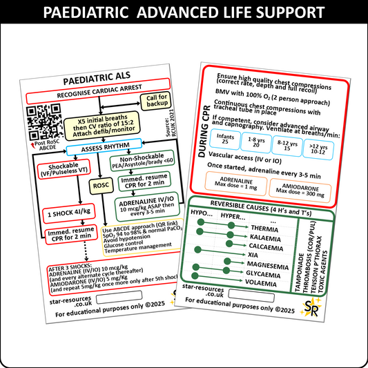 Paediatric Advanced Life Support ALS ID Badge Card Nurse Student Paramedic FREC Ambulance