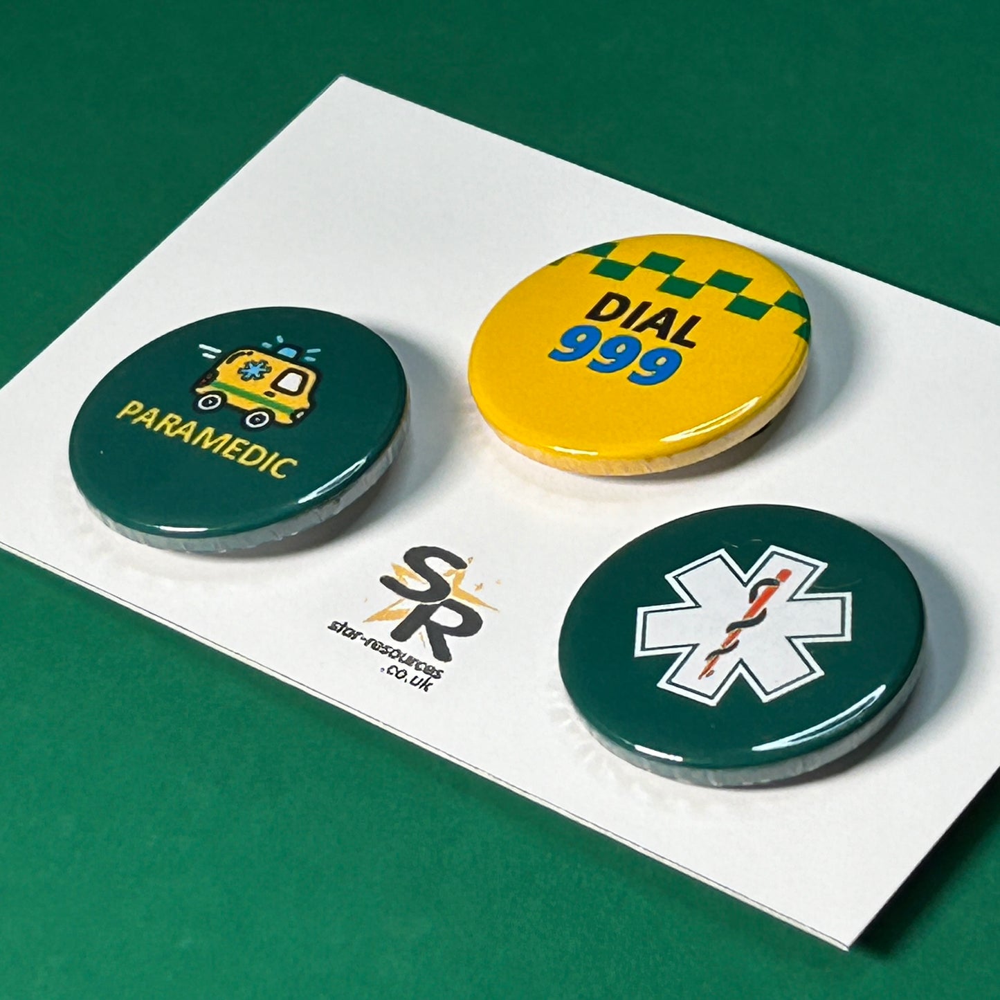 Mini Badge Pack Paramedic 25mm