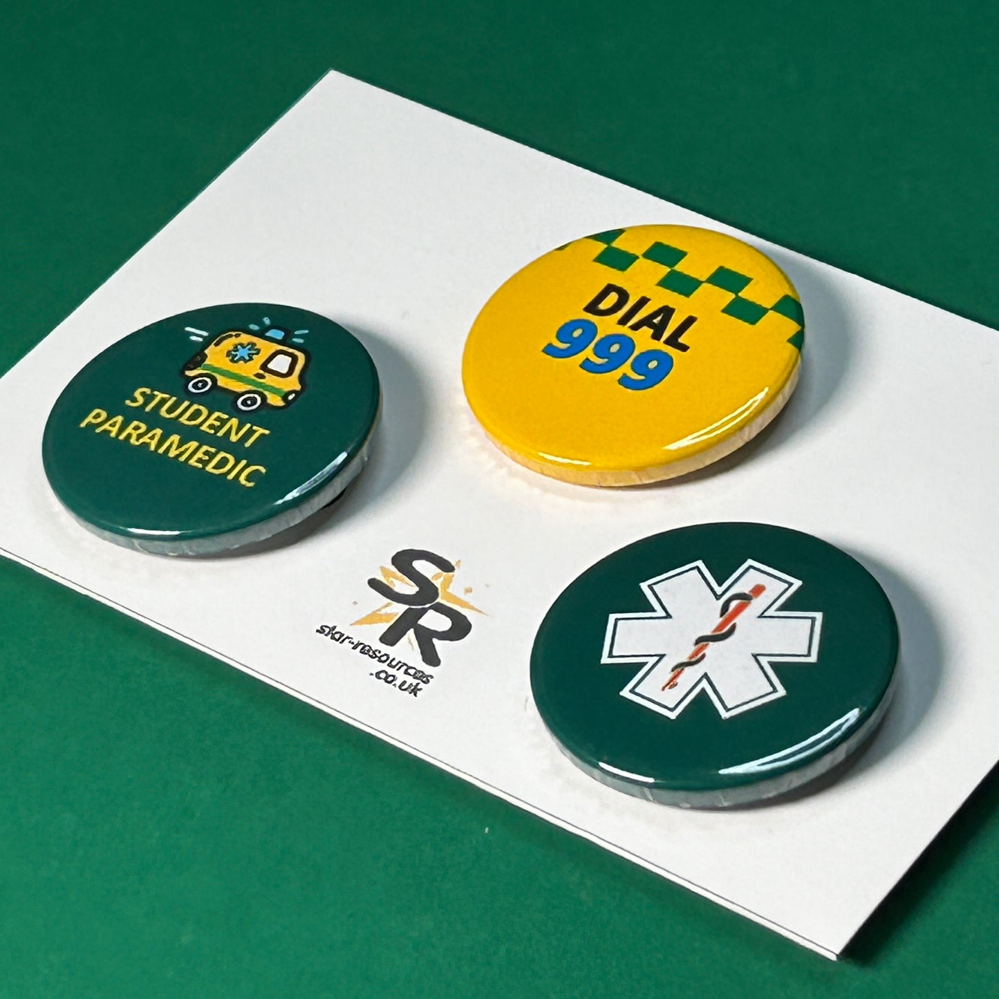 Mini Badge Pack Student Paramedic 25mm