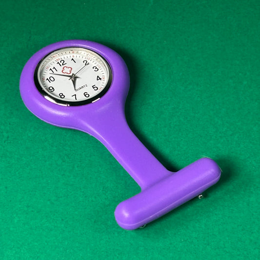 Purple Silicone Gel Fob Watch | Nurse HCA Doctor Student