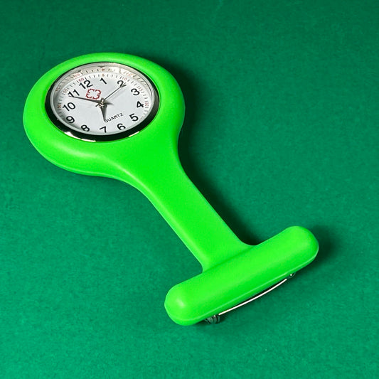 Green Silicone Gel Fob Watch | Nurse HCA Doctor Student