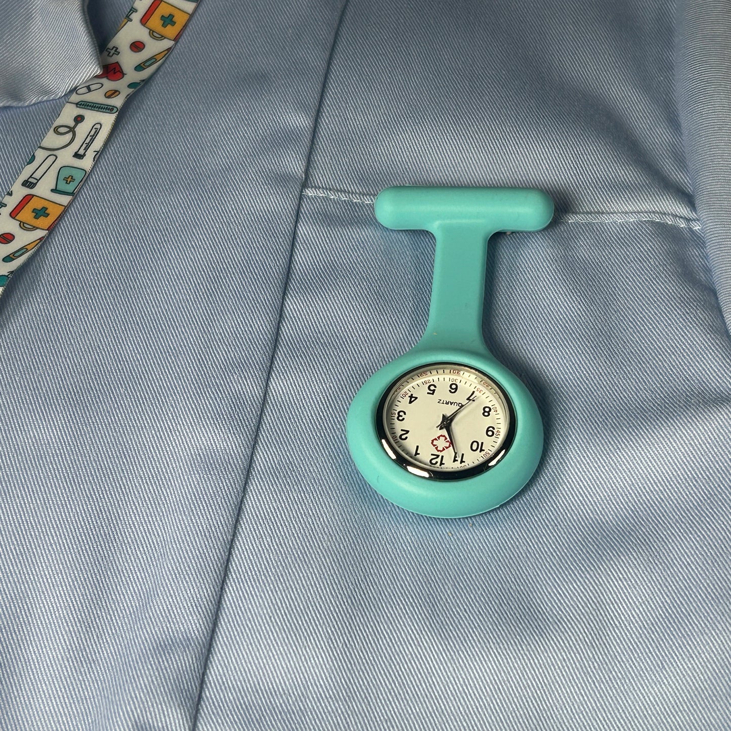 Blue Silicone Gel Fob Watch | Nurse HCA Doctor Student