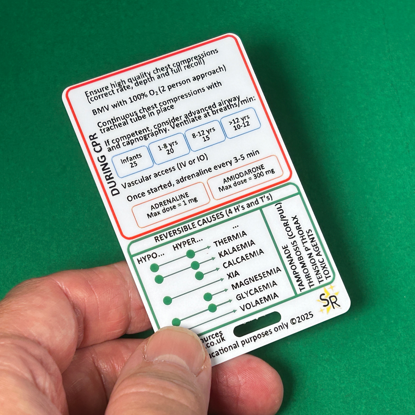 Paediatric Advanced Life Support ALS ID Badge Card Nurse Student Paramedic FREC Ambulance