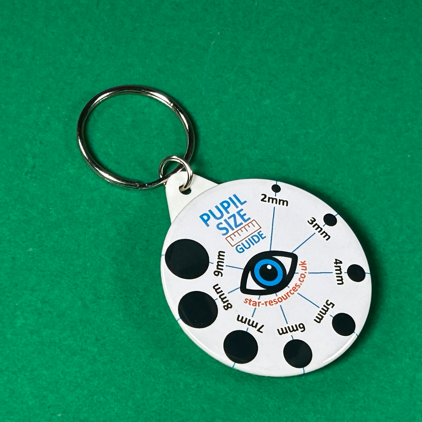 Pupil Size Keyring