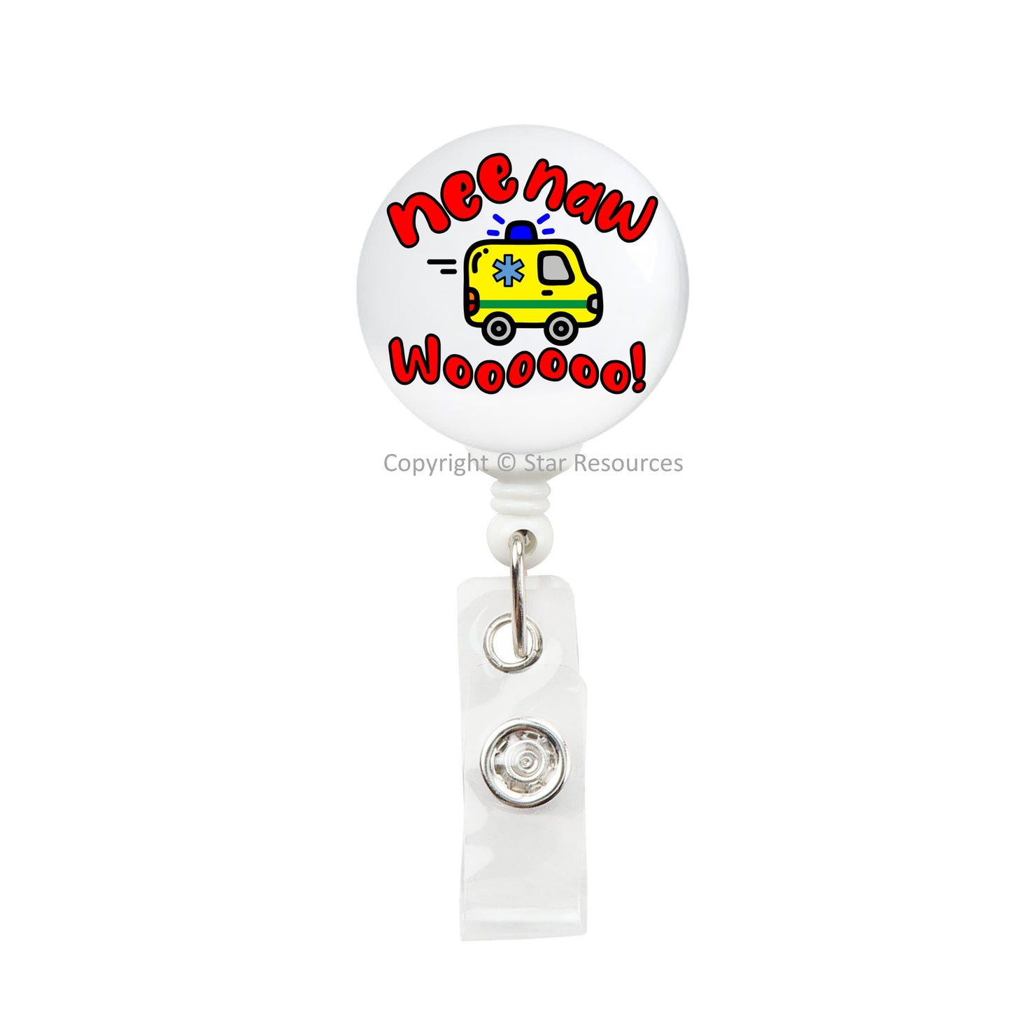 NEE! NAW! WOOO! ID Badge Reel - Gift