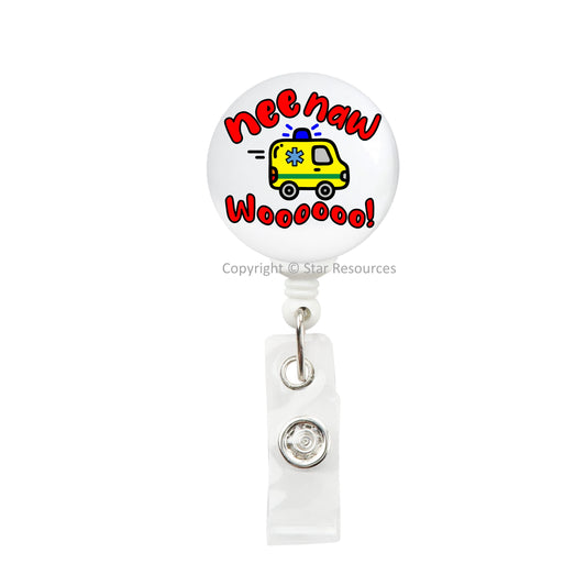 NEE! NAW! WOOO! ID Badge Reel - Gift