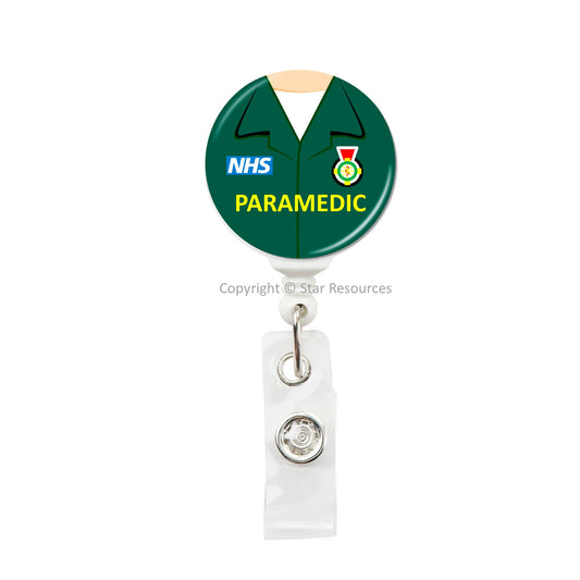 Paramedic ID Badge Reel