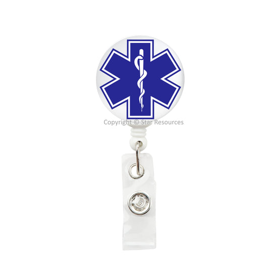 Cadacus Star of Life ID Badge Reel