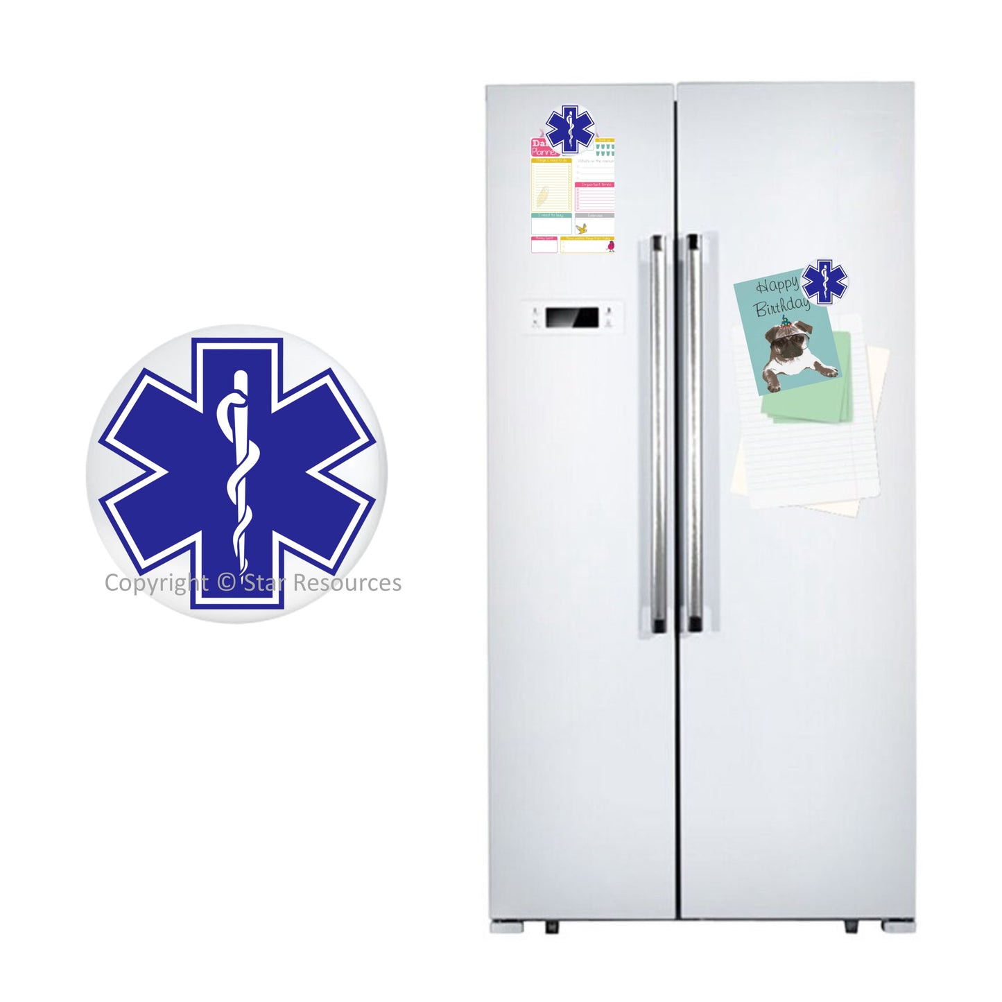 Star of Life Cadacus Fridge Magnet - NHS Gift (Copy)