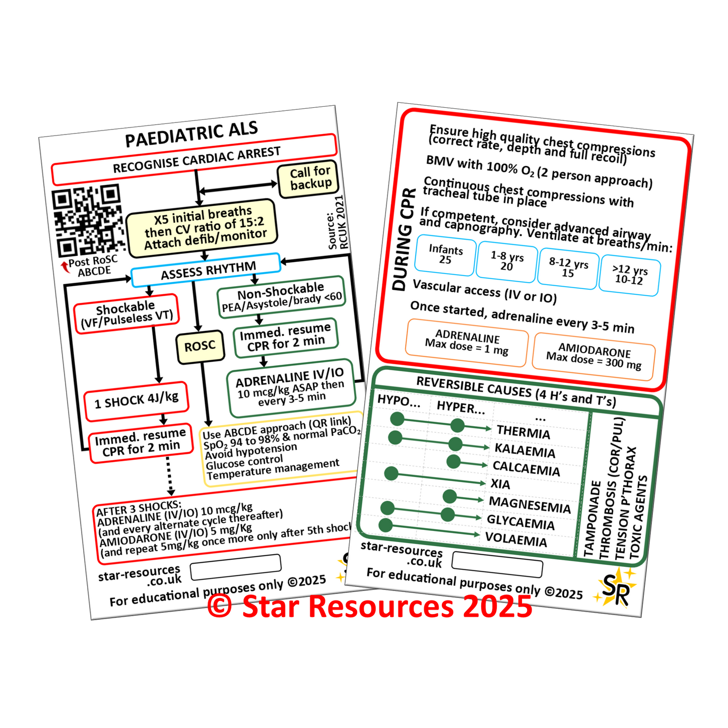 Paediatric Advanced Life Support ALS ID Badge Card Nurse Student Paramedic FREC Ambulance