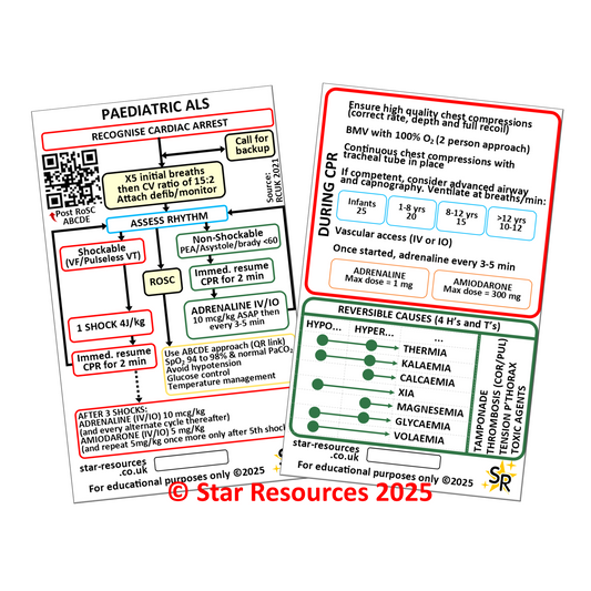 Paediatric Advanced Life Support ALS ID Badge Card Nurse Student Paramedic FREC Ambulance