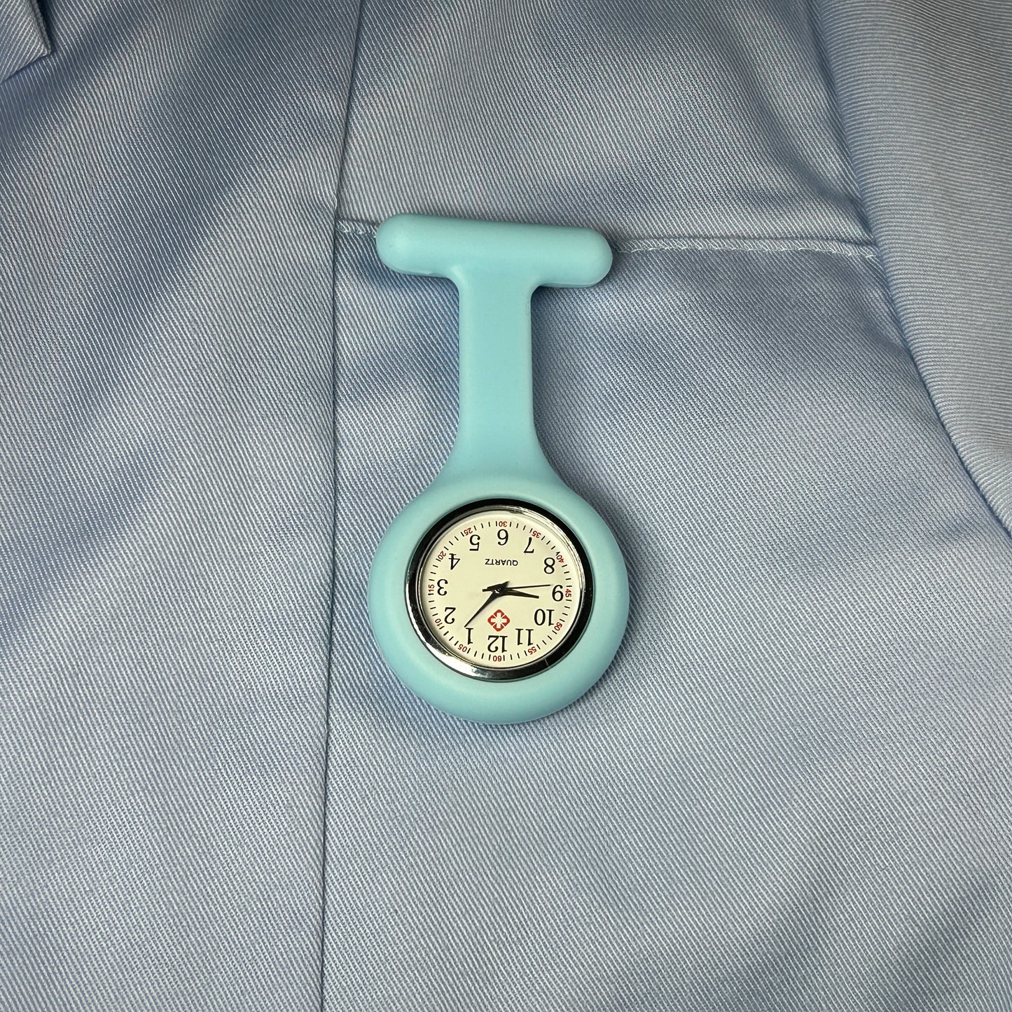 Blue Silicone Gel Fob Watch | Nurse HCA Doctor Student