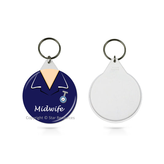 Midwife Uniform Keyring