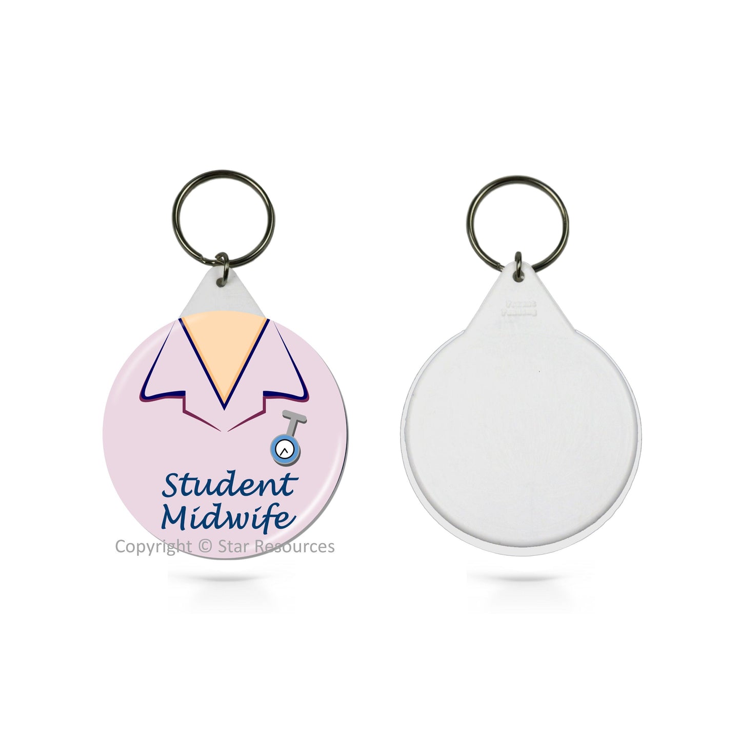 Student Midwife Uniform Keyring