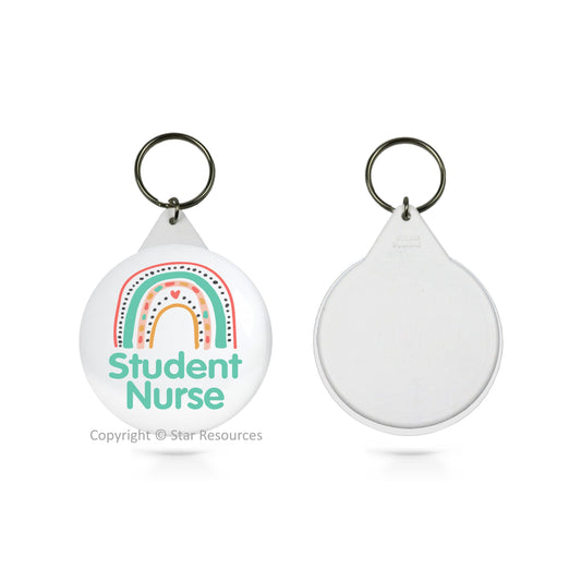 Rainbow Student Nurse Key Ring NHS Uniform Gift KeyRing