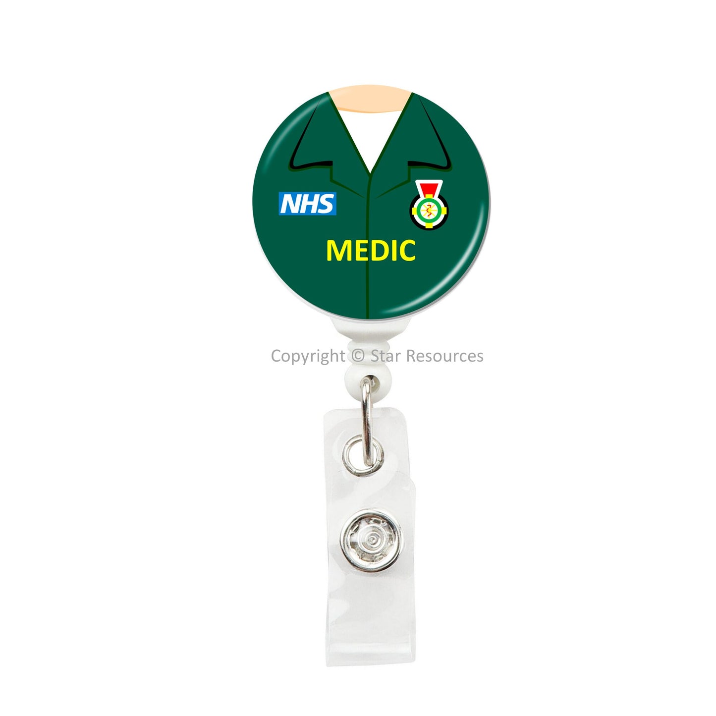 Medic ID Badge Reel