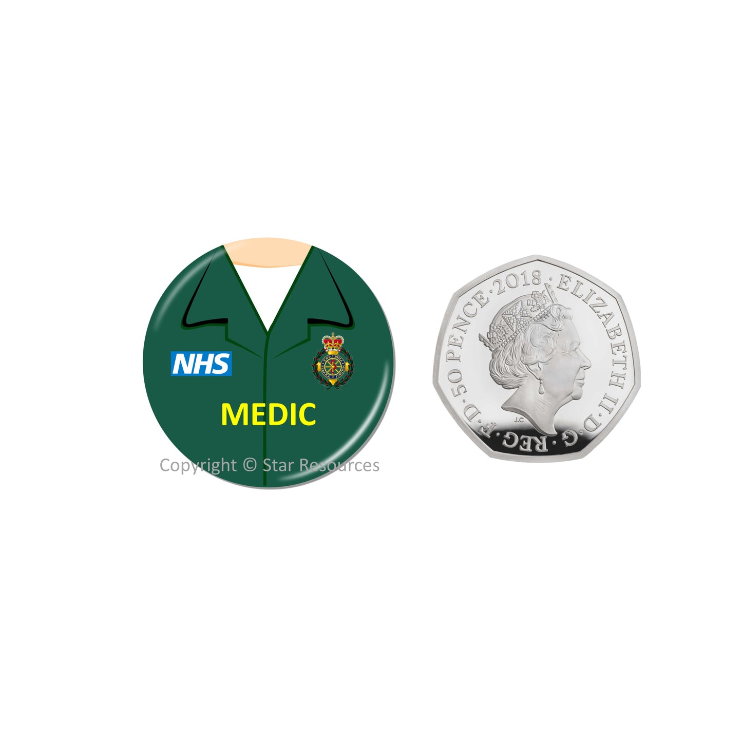 Medic Uniform Fridge Magnet - NHS Gift