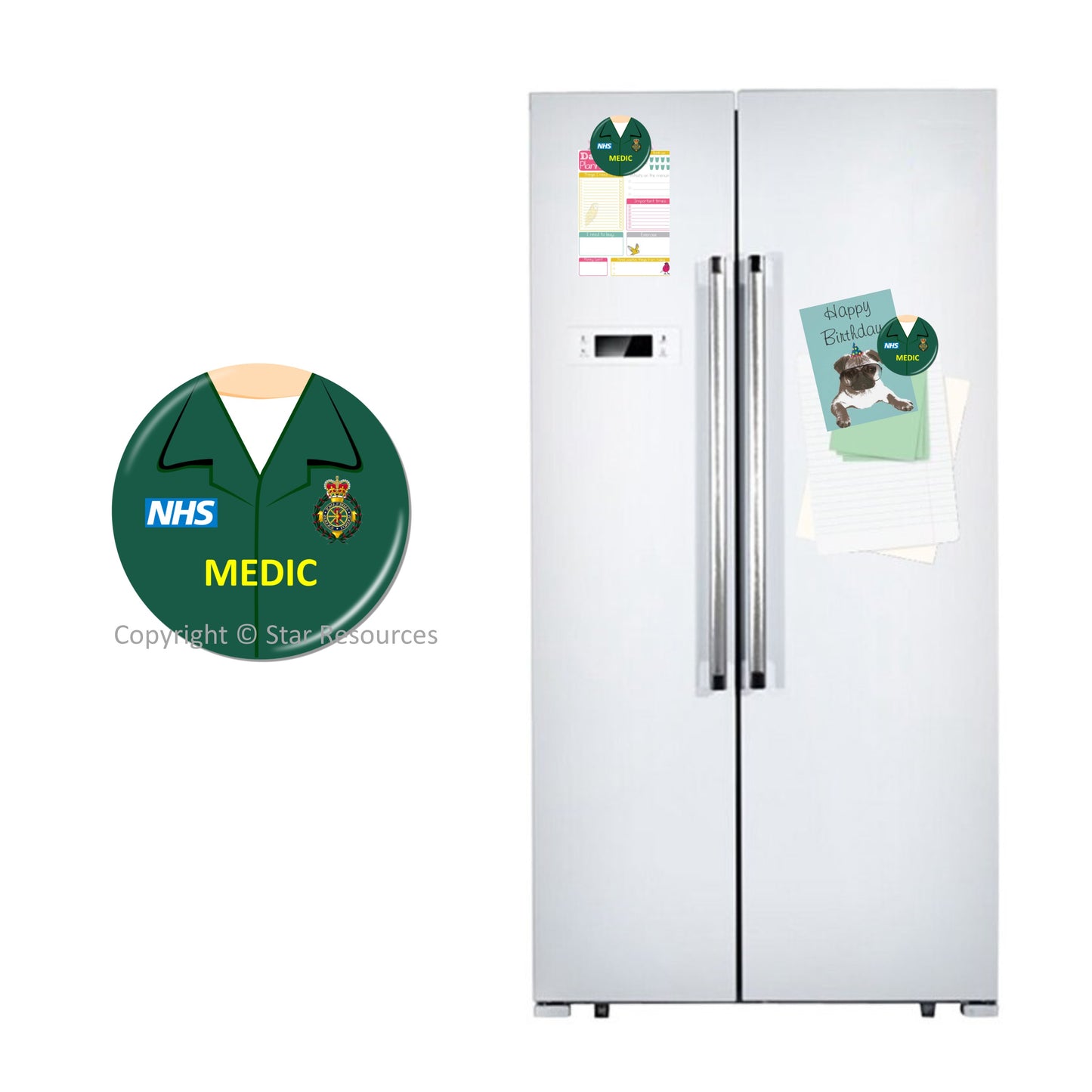 Medic Uniform Fridge Magnet - NHS Gift