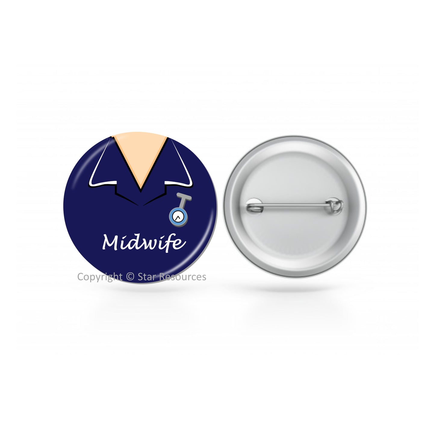 Badge - Midwife Uniform 38mm