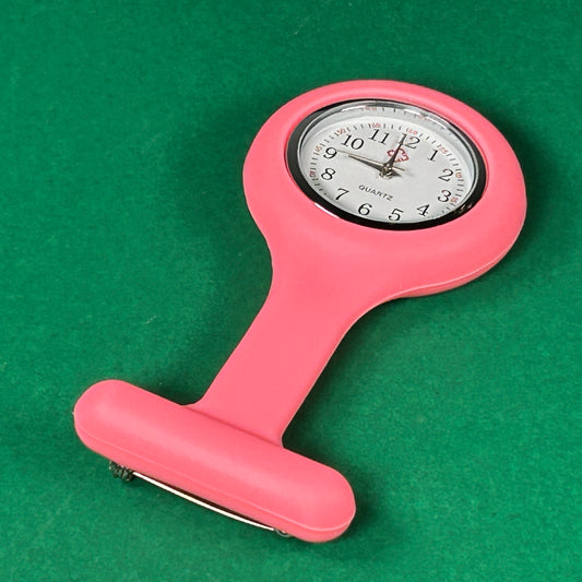 Pink Silicone Gel Fob Watch | Nurse HCA Doctor Student