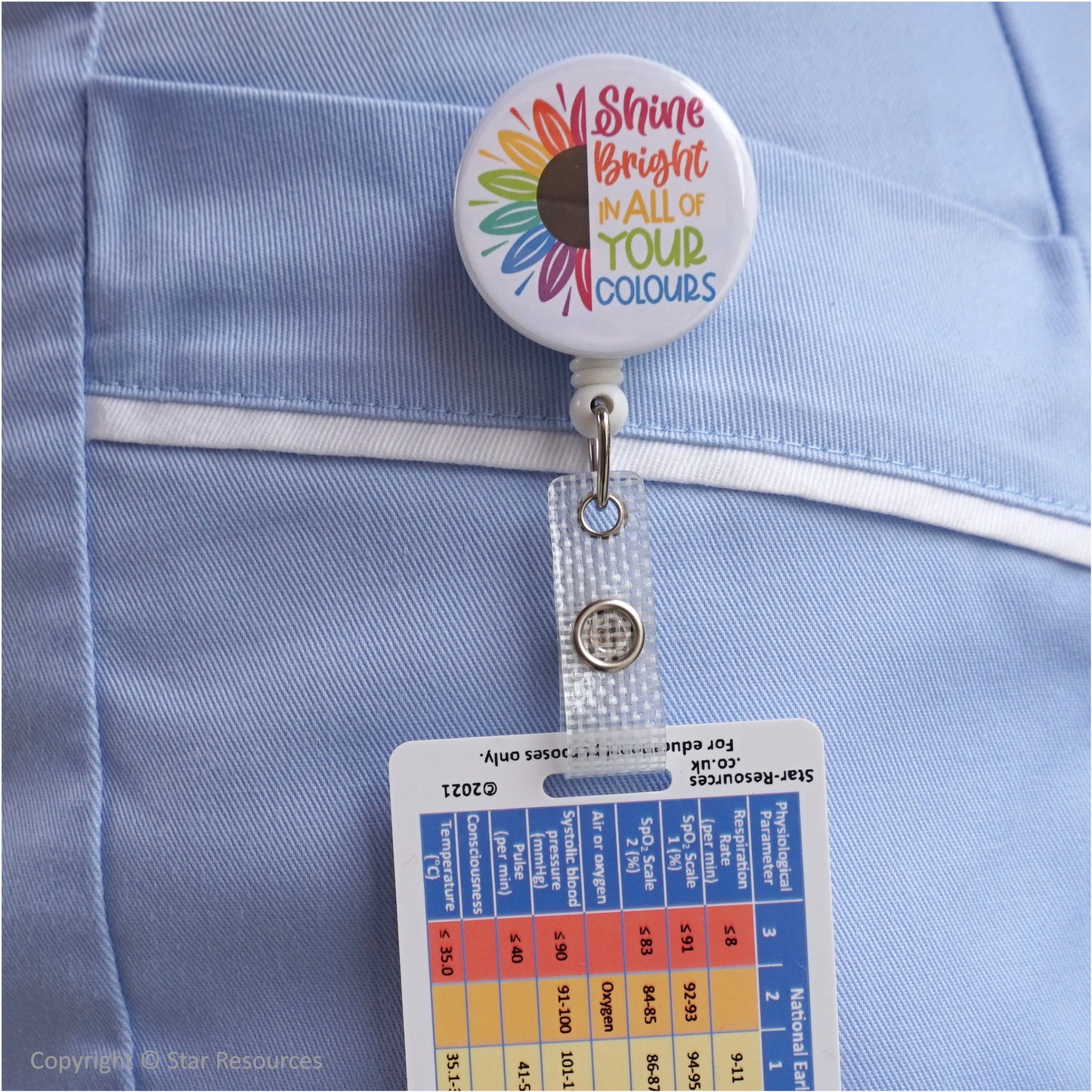 Midwife ID Badge Reel Card Or Key Holder - Gift