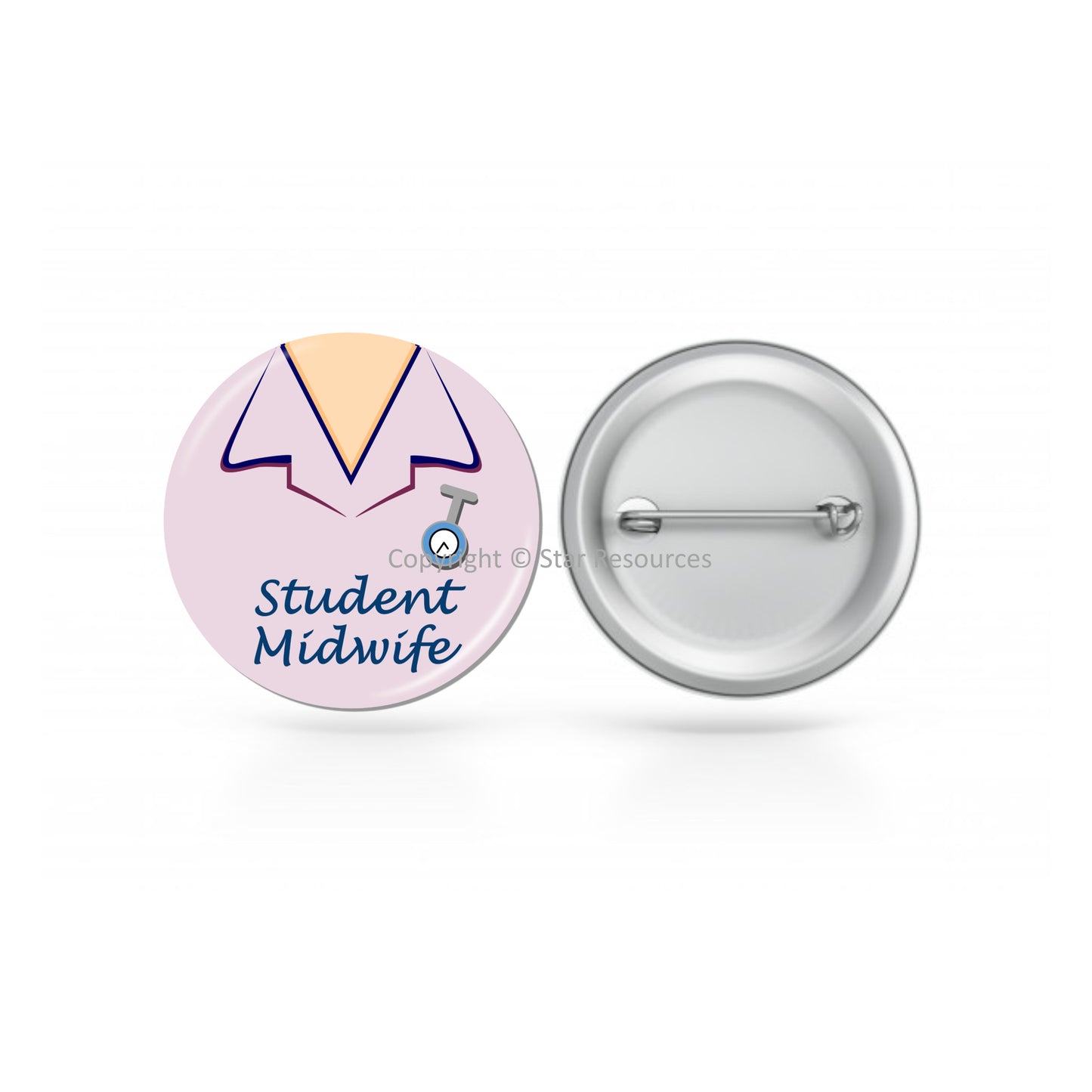 Badge - Student Midwife Uniform 38mm