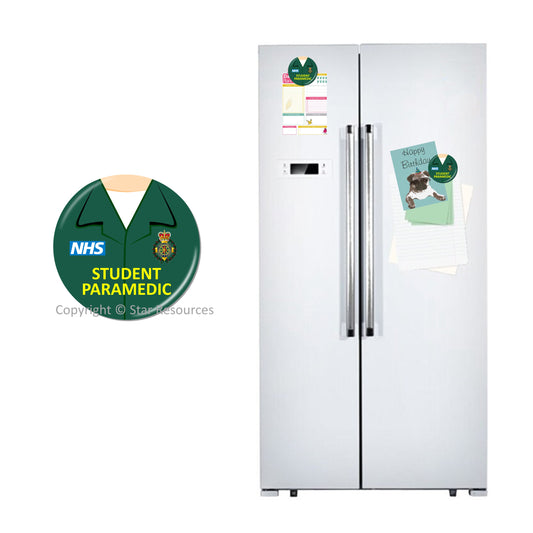 Student Paramedic Uniform Fridge Magnet - NHS Gift